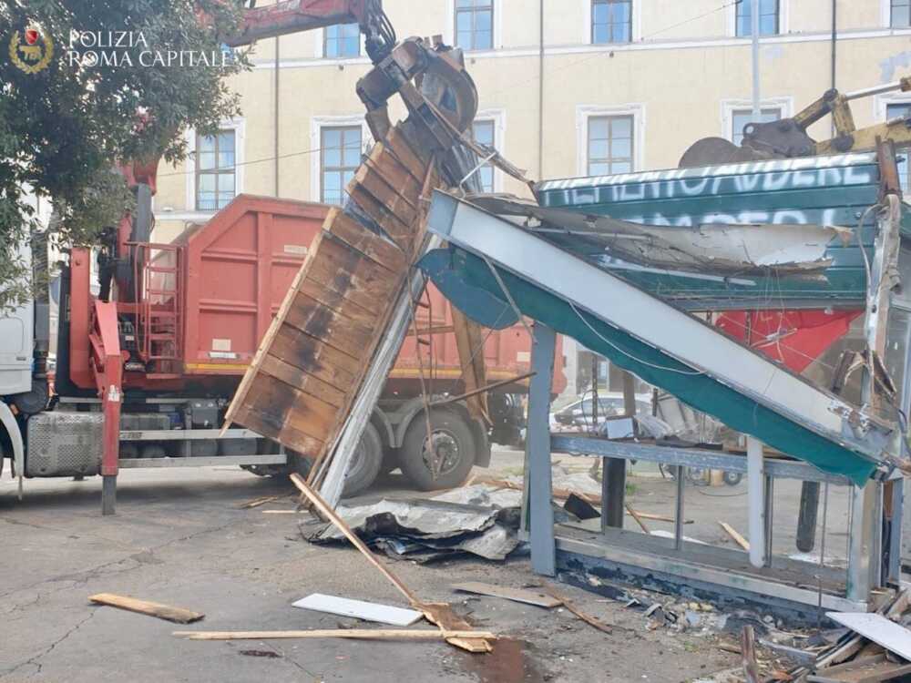 Rimozione chiosco municipale roma capitale Rimozione chiosco municipale roma capitale