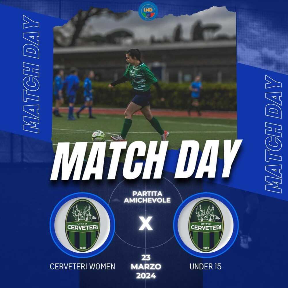 cerveteri women vs under 15 calcio