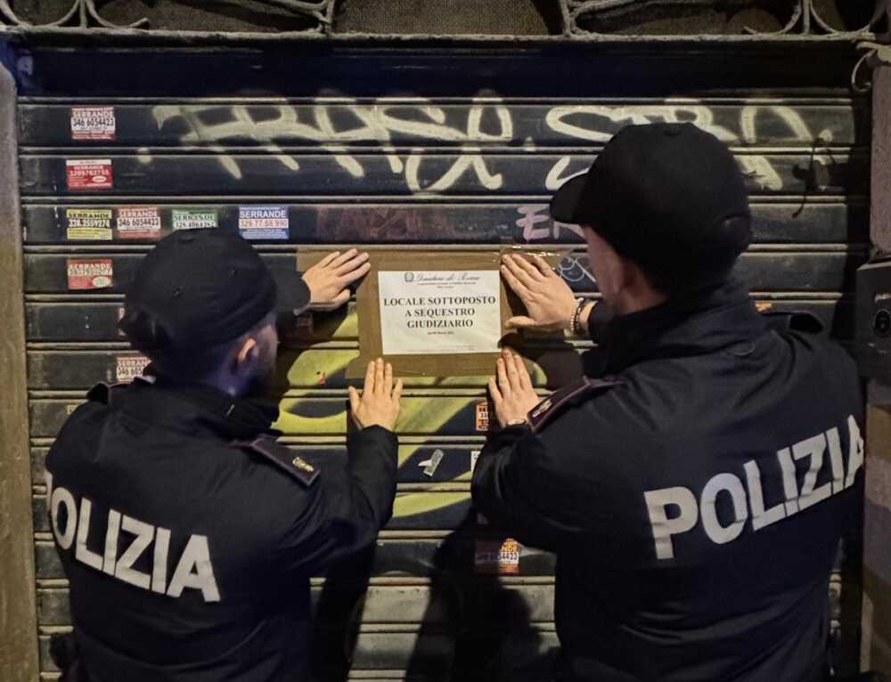 sigilli locale san lorenzo pub polizia