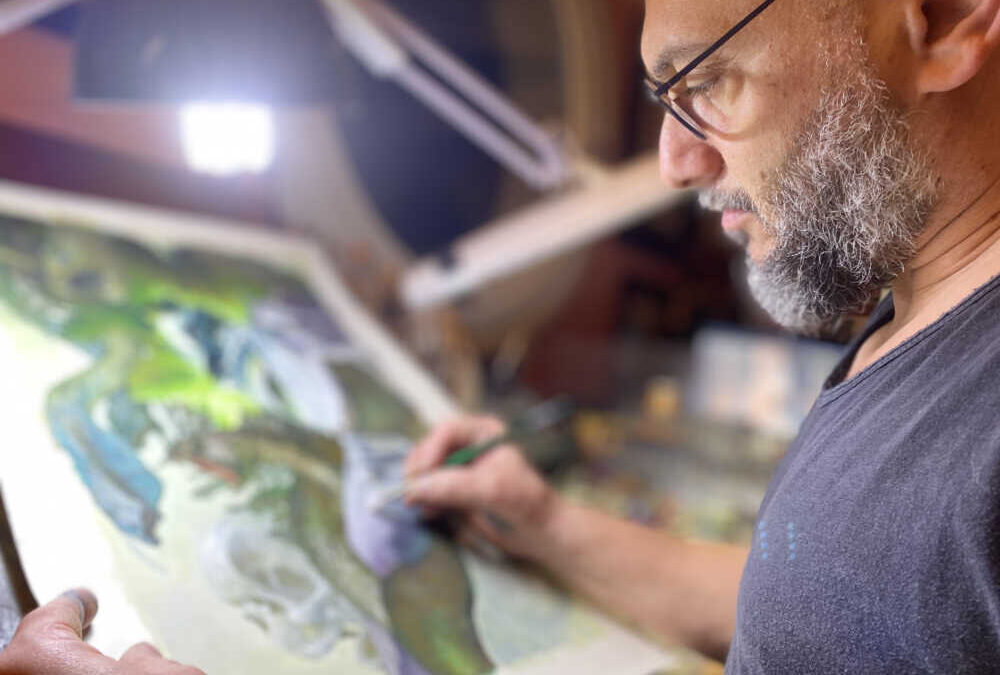 L’illustratore e pittore di supereroi Simone Bianchi insignito del Romics d’Oro