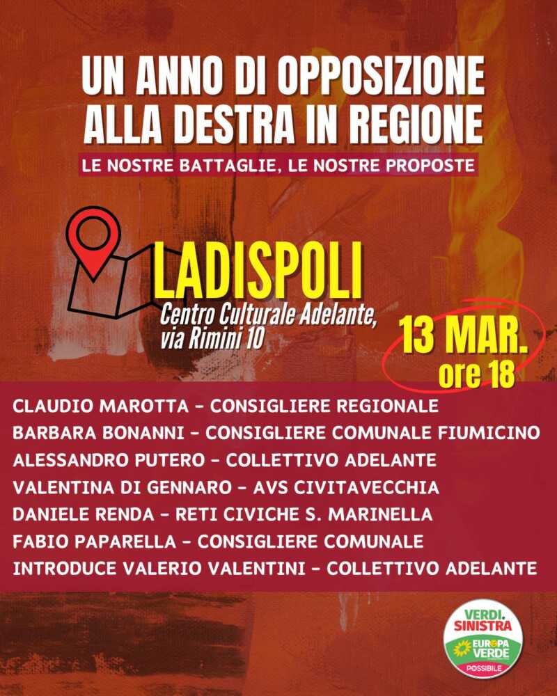 un-anno-di-opposizione adelante ladispoli
