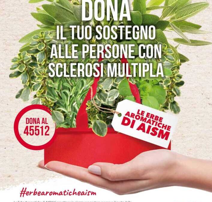 Sclerosi multipla, a Cerveteri tornano le “Erbe aromatiche di Aism”