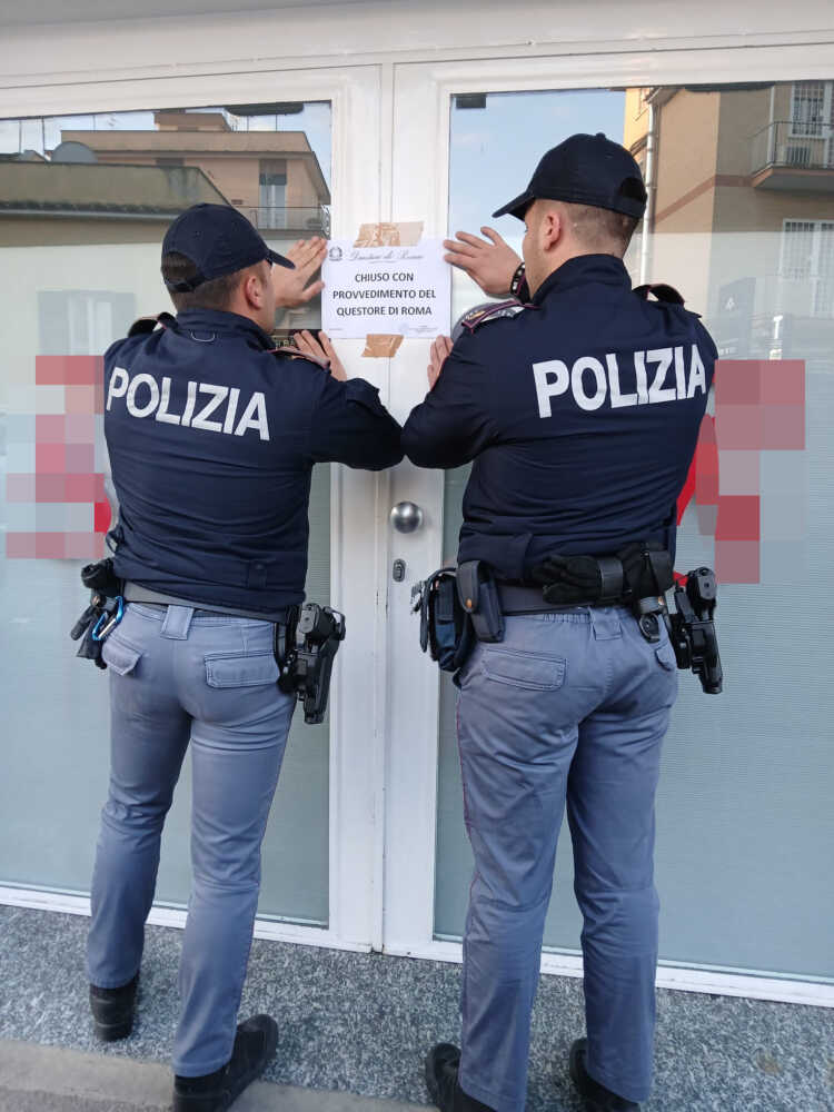 Flaminio polizia sigilli discoteca