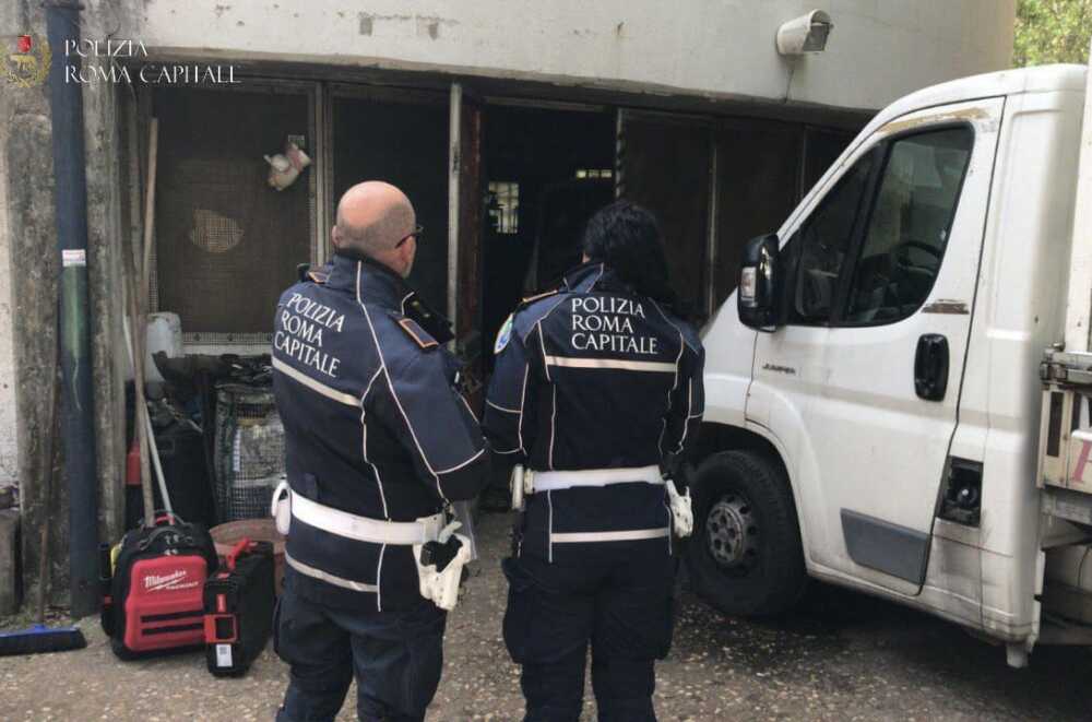 Meccanico abusivo officina municipale roma capitale