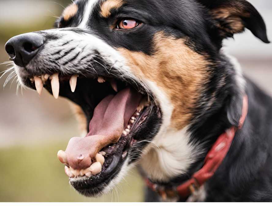 cane meticcio taglia media rabbia