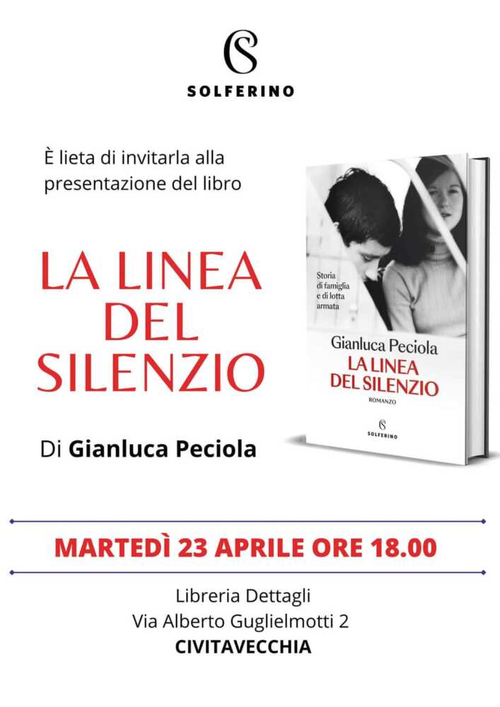 a Civitavecchia con La linea del silenzio di Gianluca Peciola