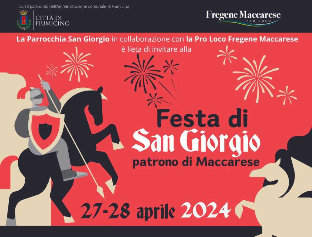 festa san giorgio grafica maccarese