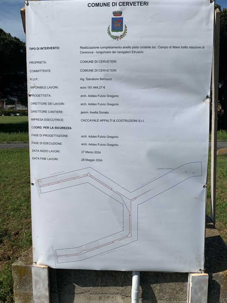 lavori campo di mare pista ciclabile lavori campo di mare pista ciclabile