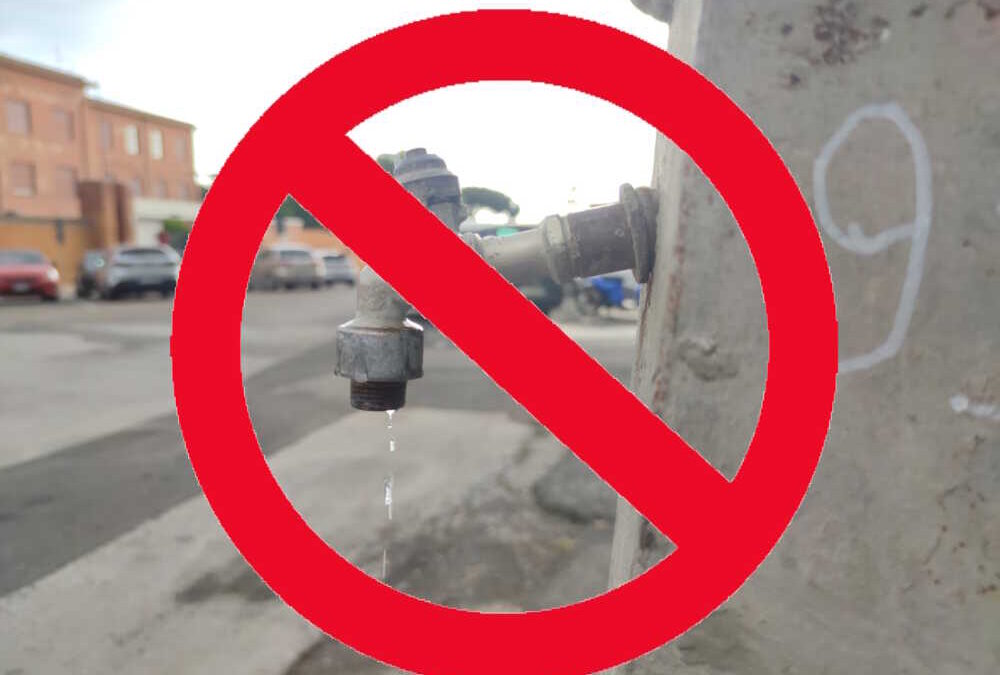 Ordinanza anti spreco d’acqua a Civitavecchia