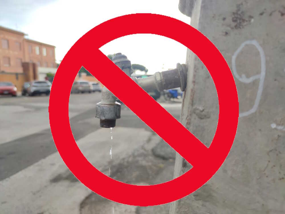 acqua non potabile fontanella largo acquaroni divieto acqua non potabile fontanella largo acquaroni divieto