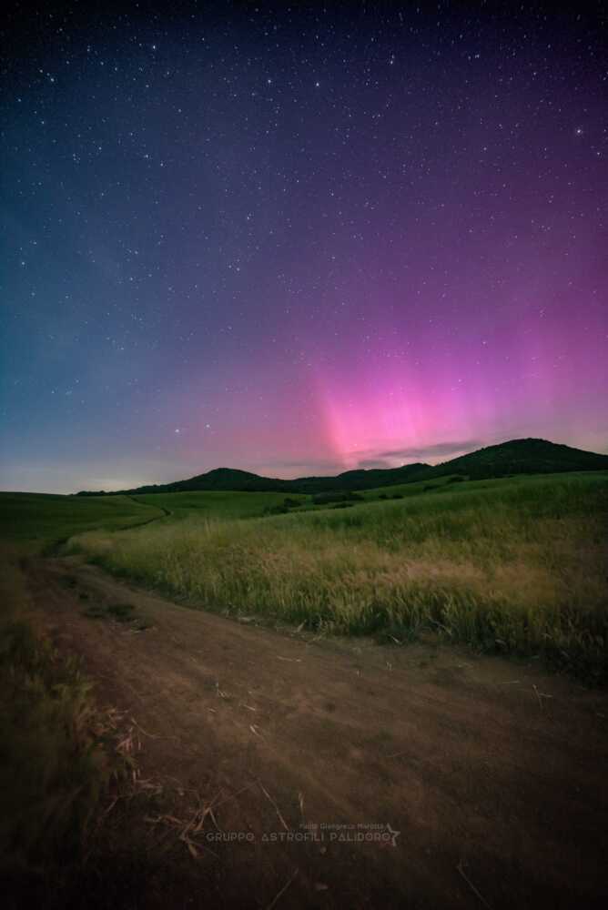 autora boreale astrofili palidoro