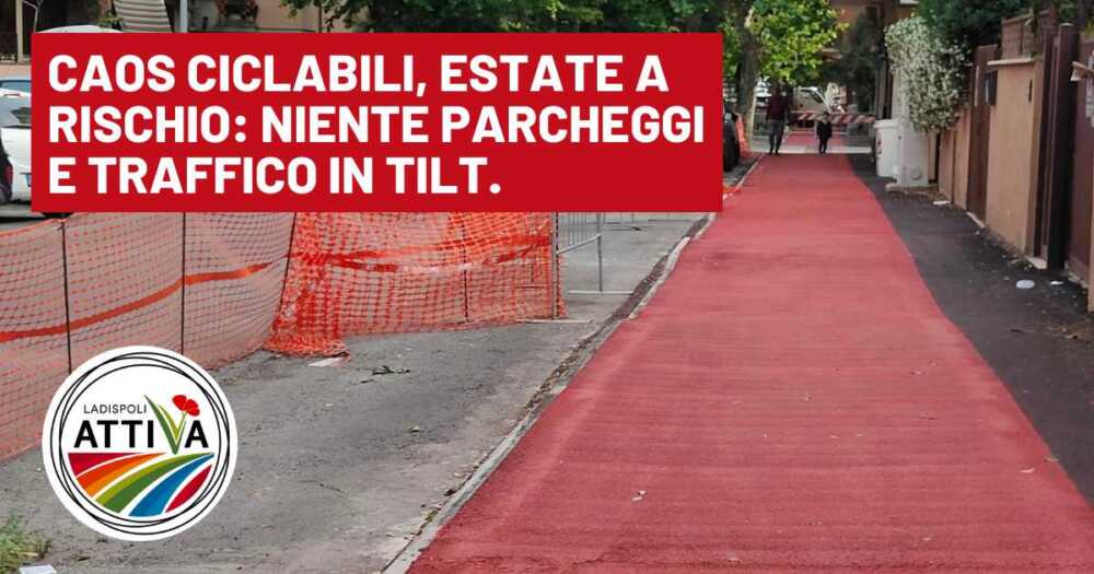 ciclabile ladispoli asfalto rosso (1)