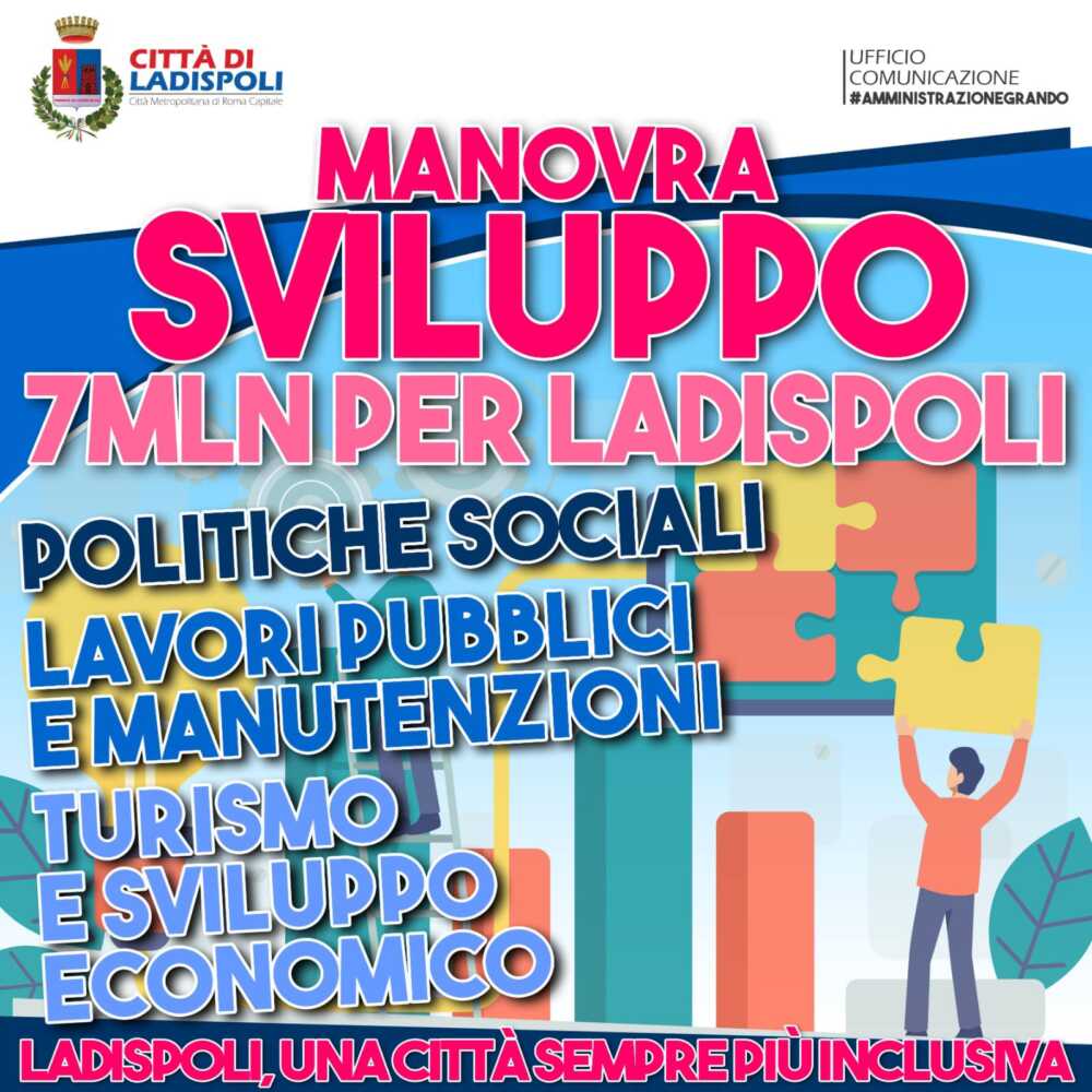 manovra di bilancio settemilioni di euro per ladispoli