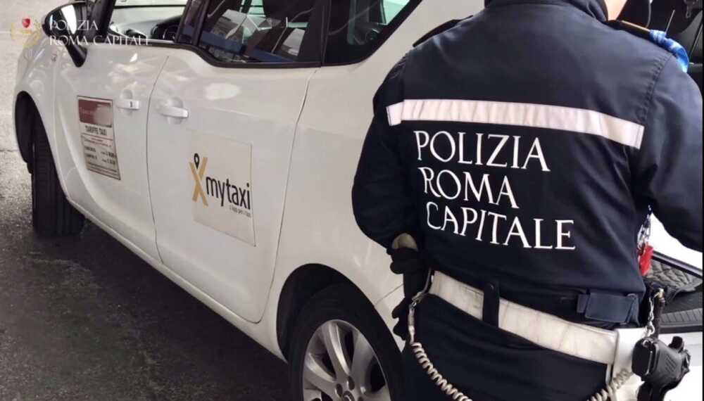 municipale roma capitale taxi Polizia Locale archivio