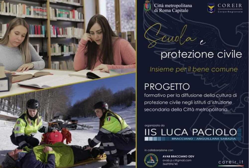 Si chiude il progetto di prociv del Coreir con Città Metro al Paciolo di Bracciano