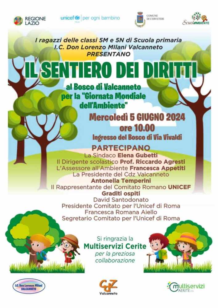 sentieri diritti bosco valcanneto