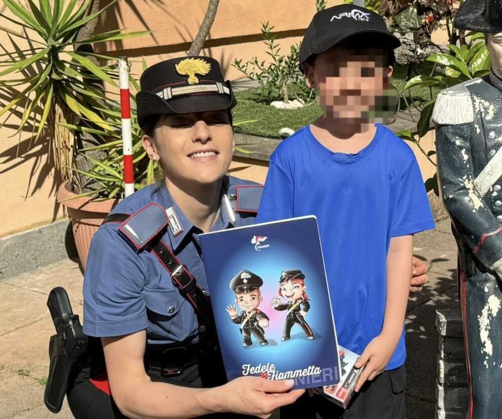 bimbo salvato carabinieri