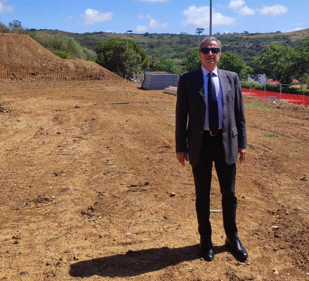 Il Sindaco Tidei al sopralluogo inizio lavori nido carducci spianata