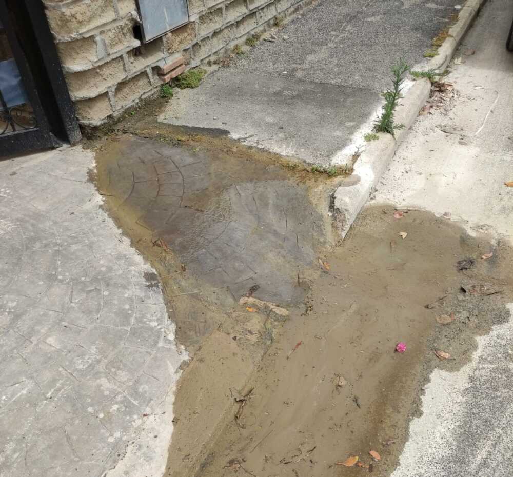 Via Berna 29 perdita idrica ladispoli