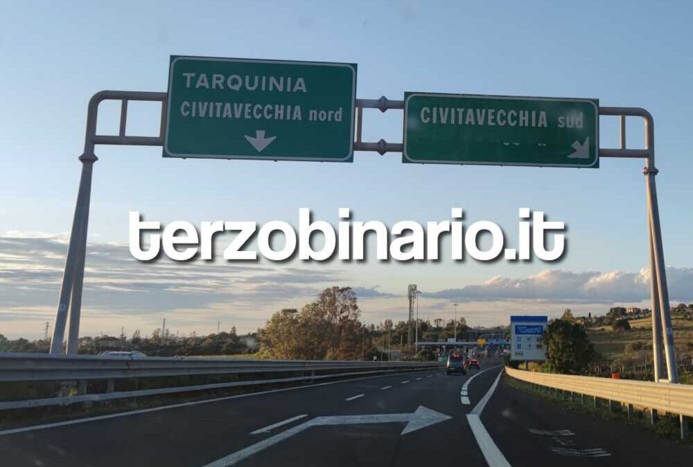 Sulla A12 chiude Civitavecchia Sud per una notte per chi viene da Roma