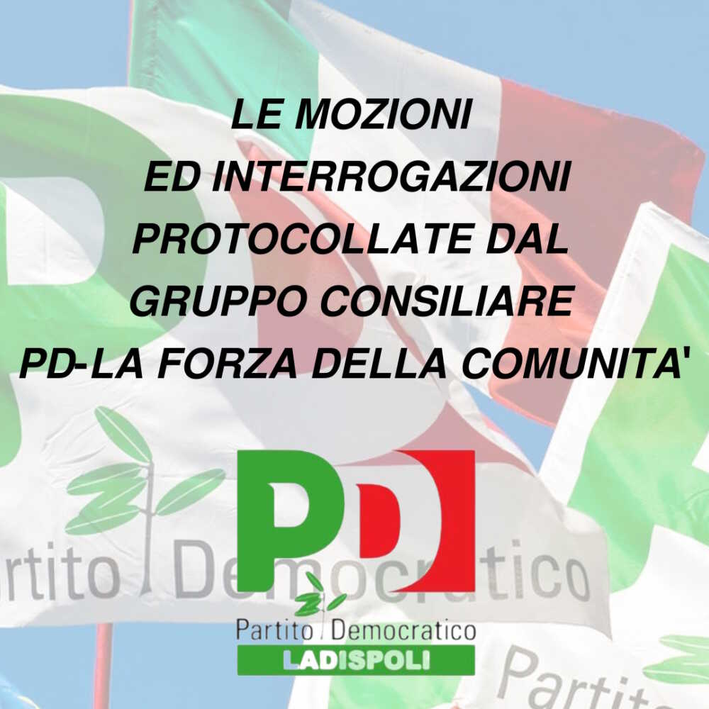 mozioni pd ladispoli
