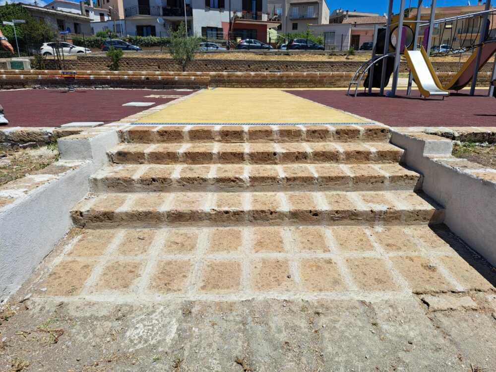 parco ina casa cerveteri rampa scale