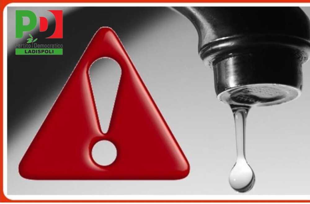 pd ladispoli acqua idrico