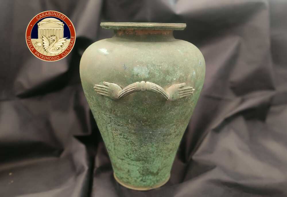 reperti restituiti carabinieri tarquinia reperti restituiti carabinieri tarquinia