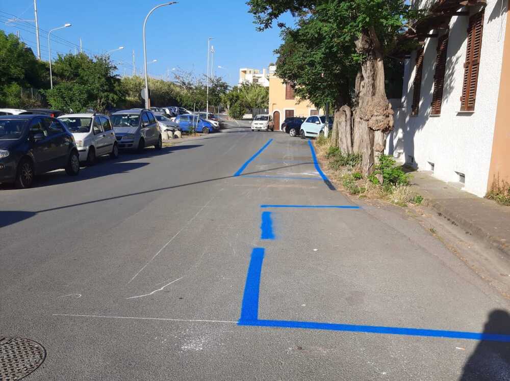 strisce blu santa marinella fatte male strisce blu santa marinella fatte male