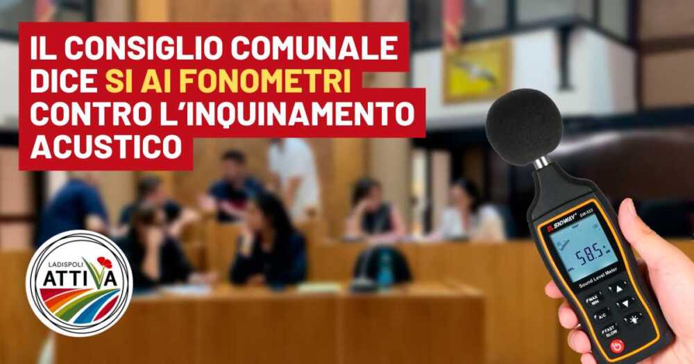 ladispoli attiva fonometri