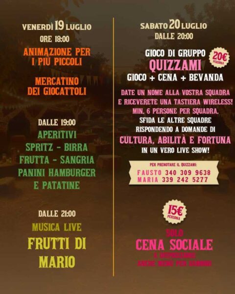 Rione Casaccia Vignola quizzone