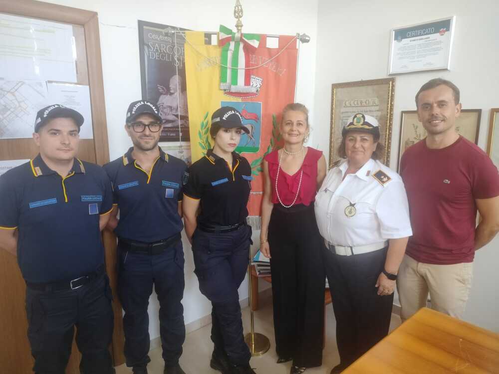 municipale Tre nuovi agenti per la Polizia Locale di Cerveteri
