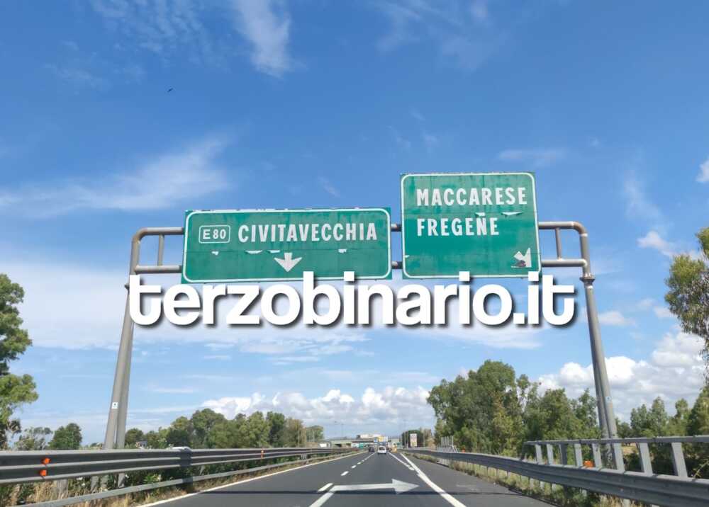 a12 svincolo cerveteri ladispoli direzione civitavecchia
