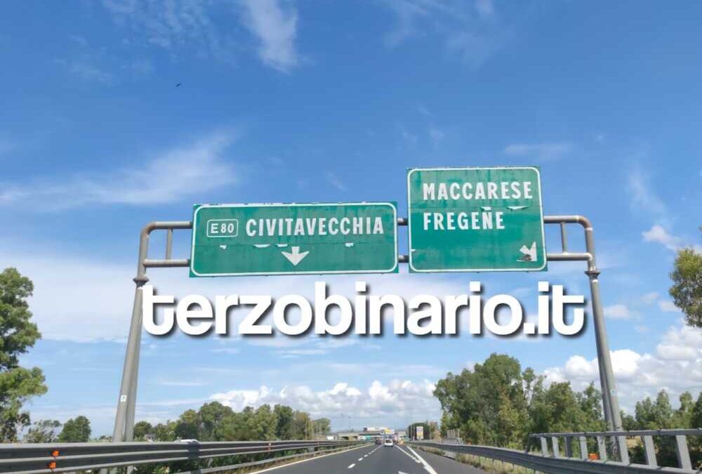 Chiude una notte lo svincolo Maccarese-Fregene sulla A12