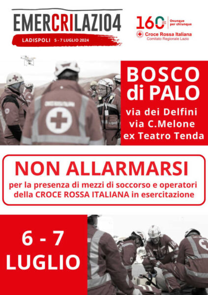 esercitazione cri croce rossa santa severa ladispoli bosco palo