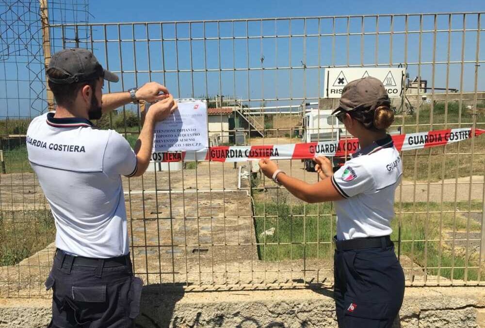 Sequestrato il depuratore di Campo di Mare