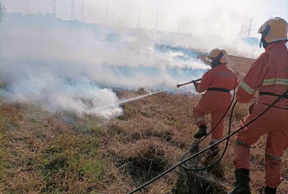 Incendio vicino alle antenne vaticane, interviene l’Avab Bracciano