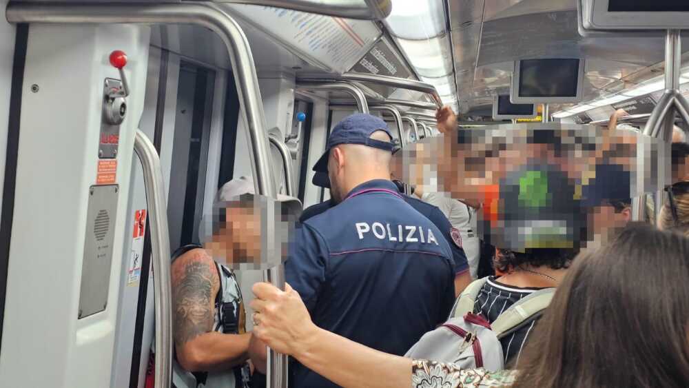 polizia metro roma