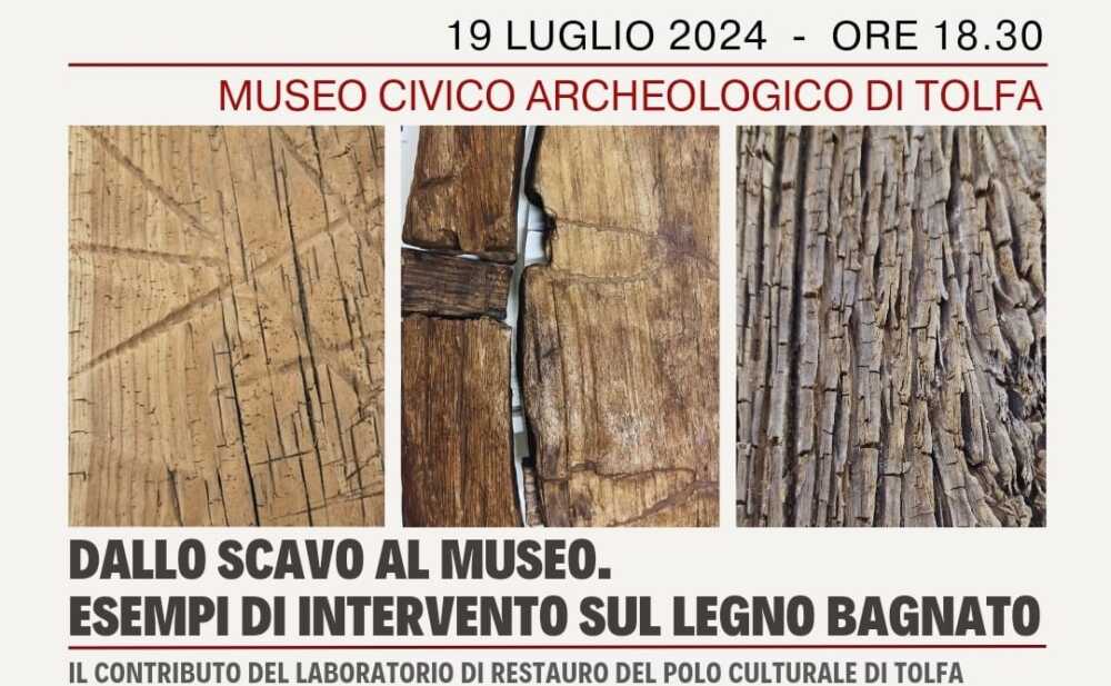 Archeologia, al Museo di Tolfa si raccontano i restauri sul legno bagnato