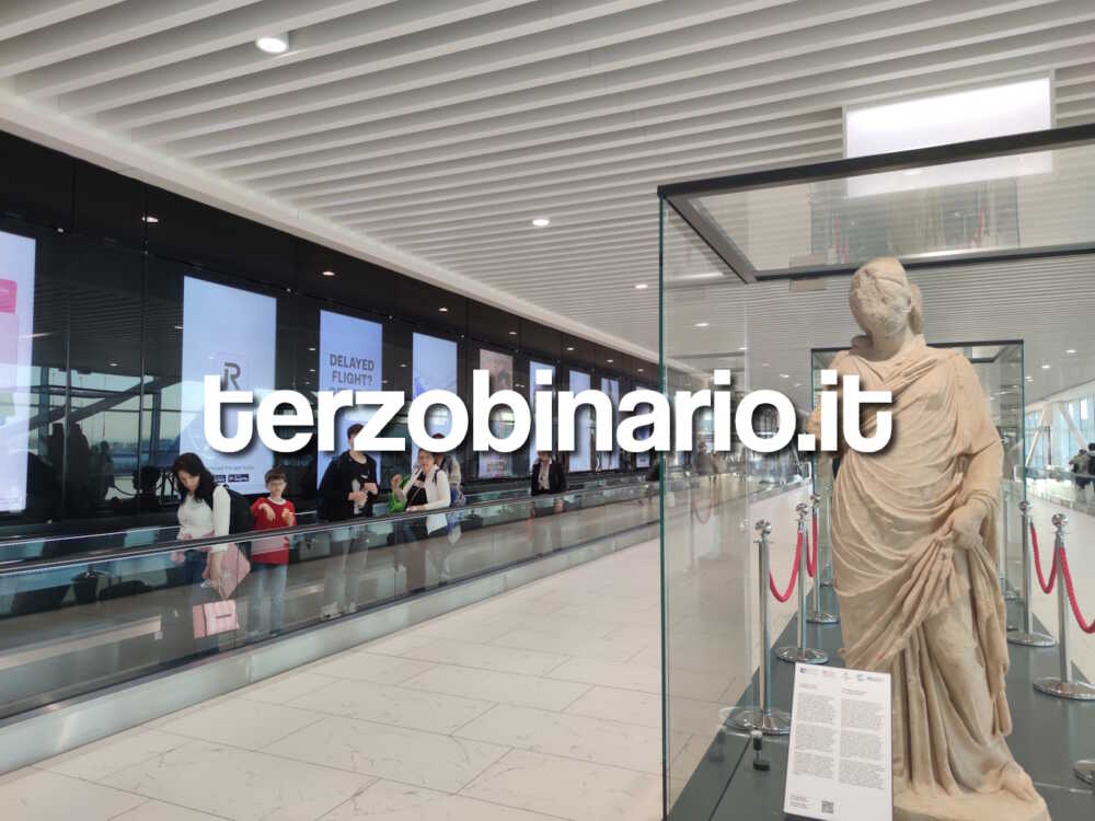 statue aeroporto fiumicino