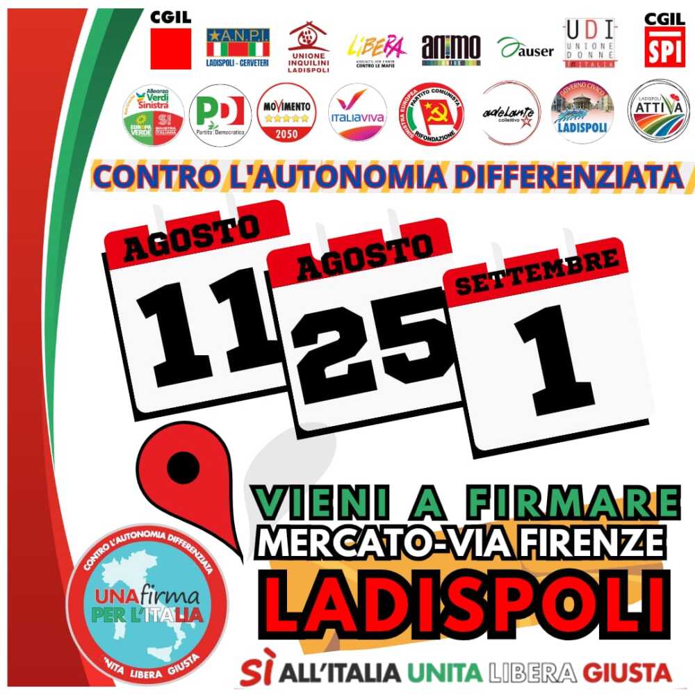 Coordinamento territoriale per il Referendum Abrogativo dell'autonomia differenziata