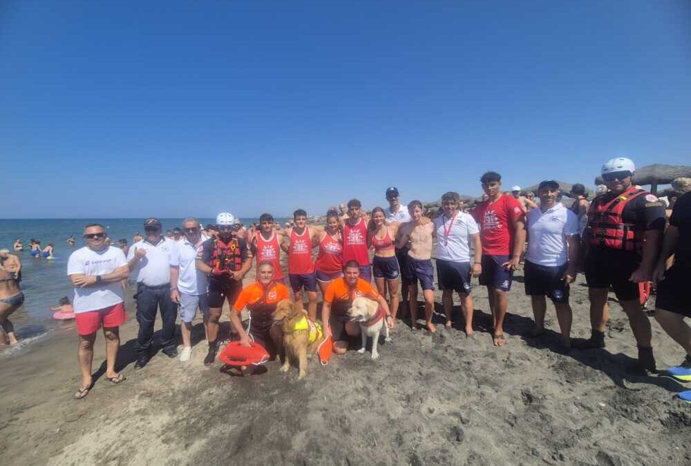 I cagnoloni del Sics si esercitano a Tarquinia