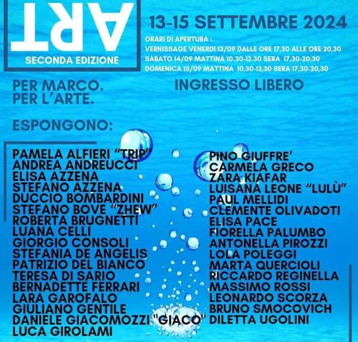 Nel ricordo di Marco Vannini, a Cerveteri Luisana Leone presenta “SeaArt”