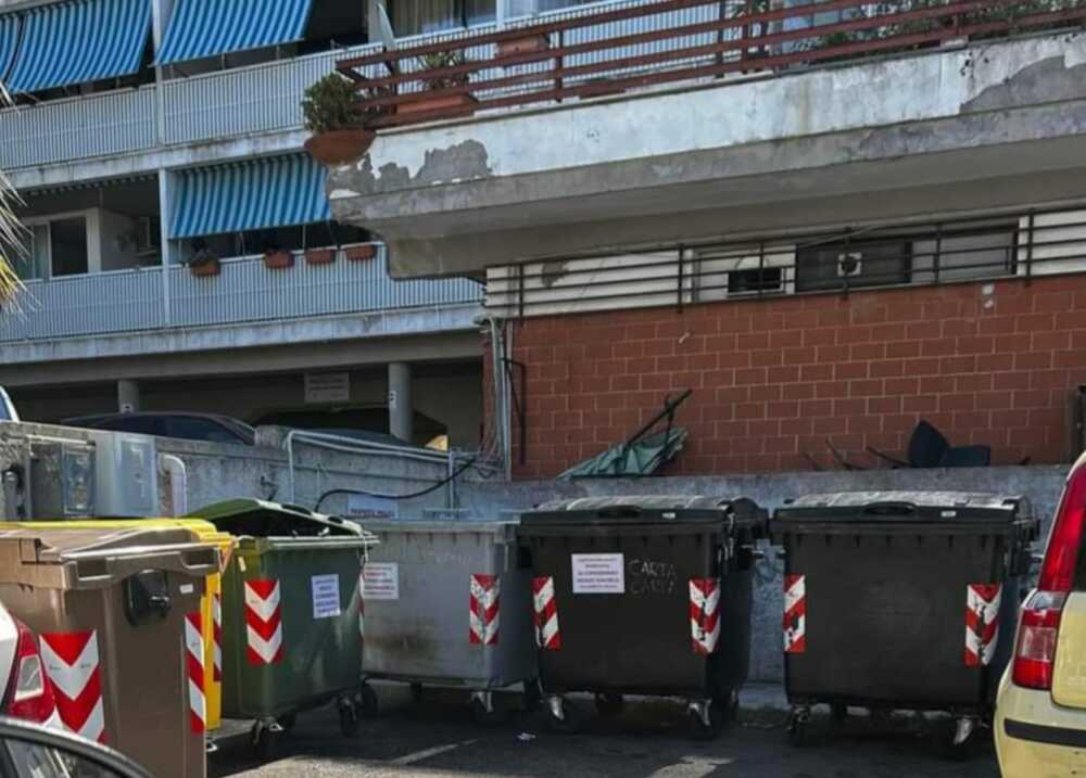 bidoni cassonetti rifiuti santa marinella