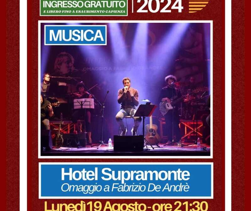 Cerveteri omaggia Fabrizio De Andrè: in Piazza Santa Maria gli Hotel Supramonte in concerto