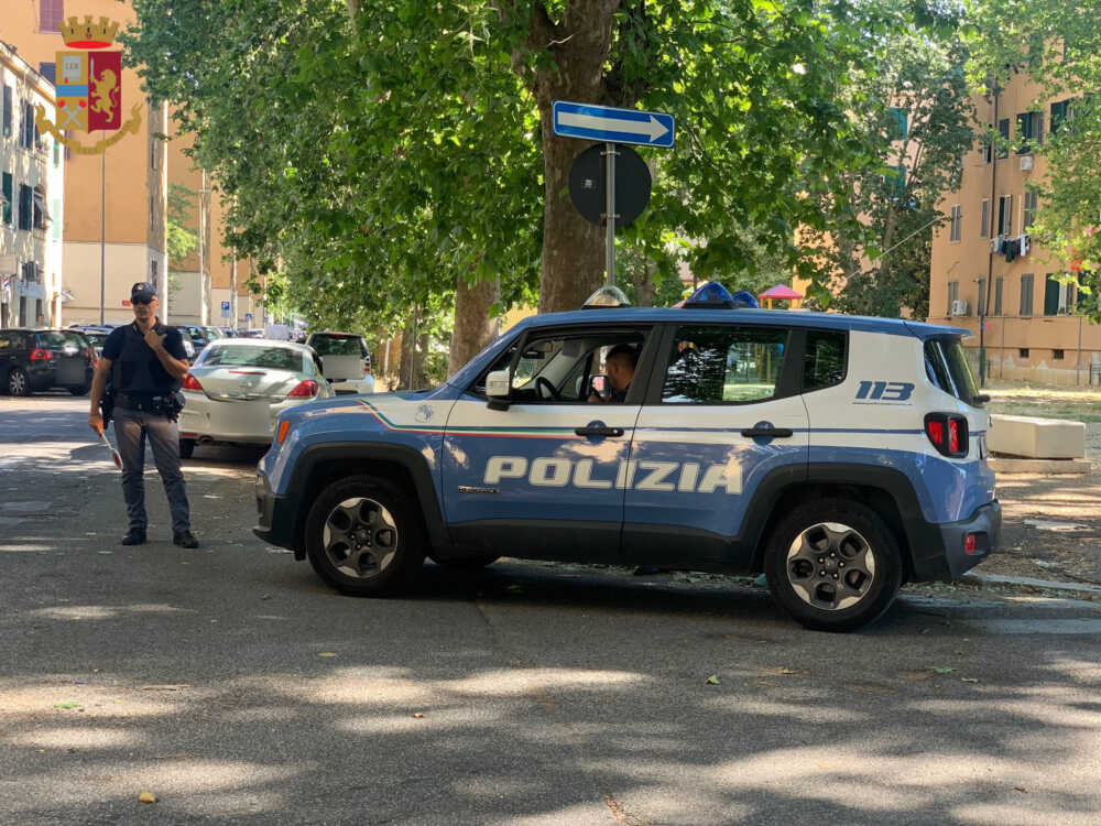 polizia aurelio aurelia roma blocco