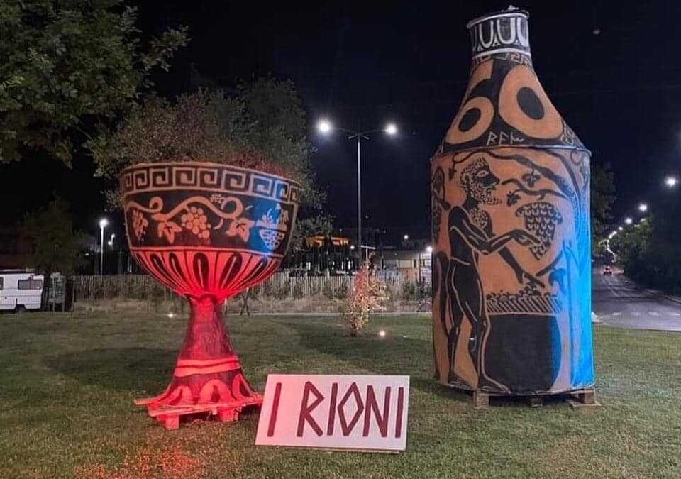 I rioni Fontana Morella e Casaccia Vignola si sfilano dalla Sagra dell’Uva