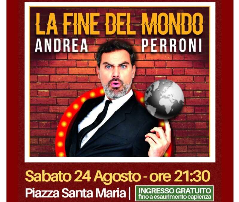 Antonio Giuliani, Andrea Perroni e “Ritmo 90” alla 61esima Sagra dell’Uva e del Vino dei Colli Ceriti