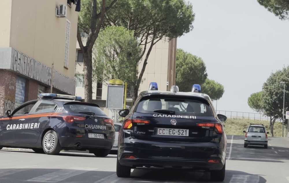 tor vergata Carabinieri intervenuti