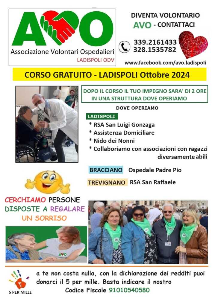Avo Ladispoli 2024 Corso Locandina1